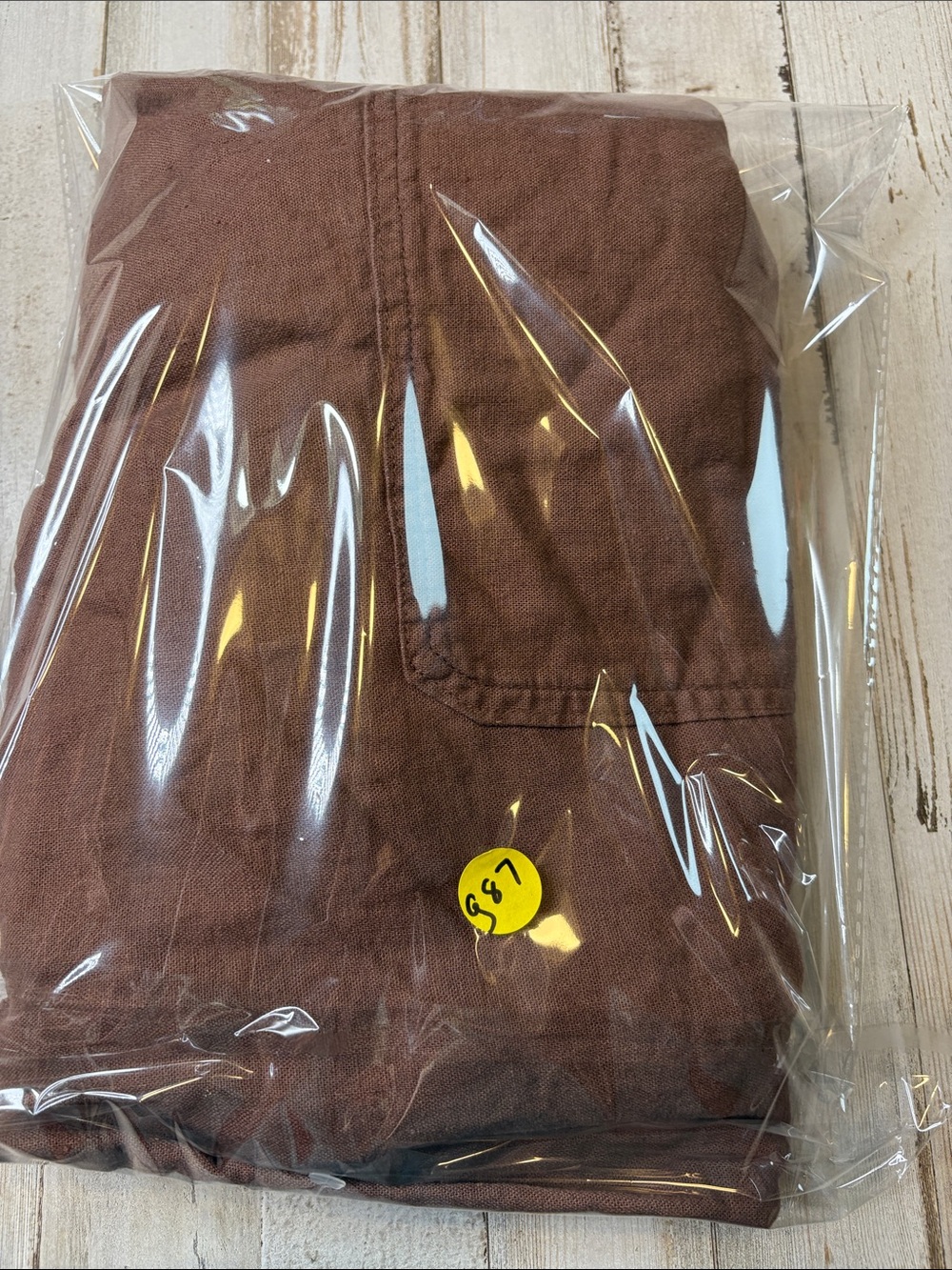 Old Navy Linen Brown Strawstring-Elastic-Waist Causal Shorts Plus Size 4X - Picture 15 of 15
